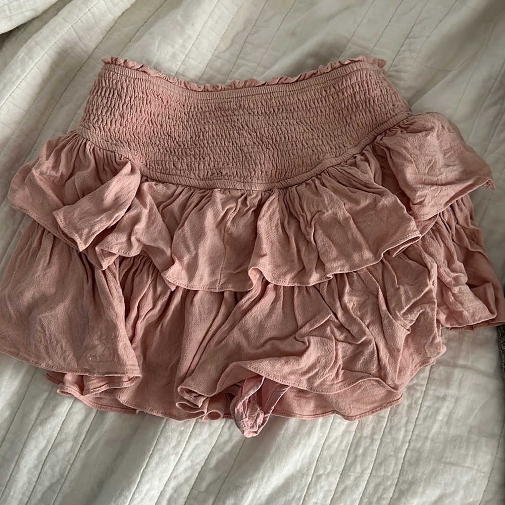 pink rock n rags mini skirt